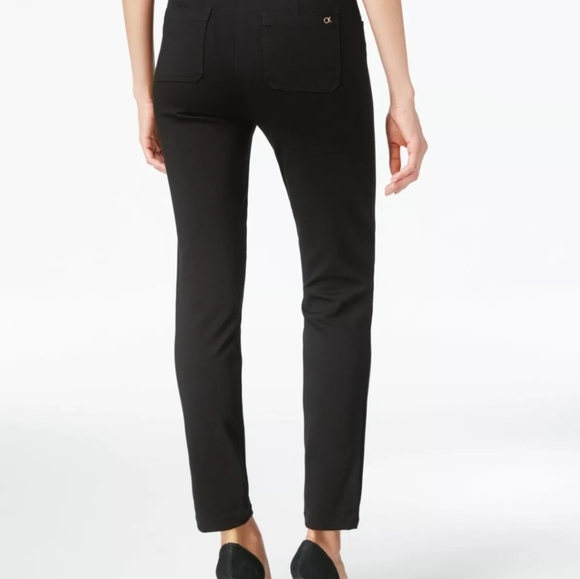 Calvin Klein Tailored Dress Work Pants Size 16 Black - Picture 2 of 7